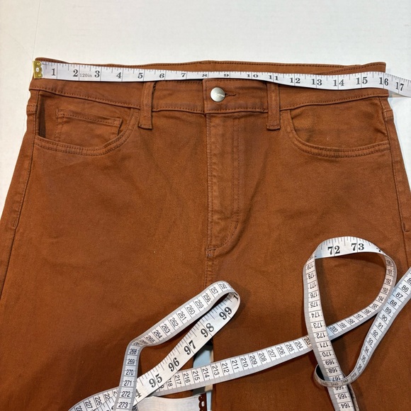 Joe’s Jeans The Callie High Rise Cropped Boot Leather Brown, Size 31 - Picture 12 of 15